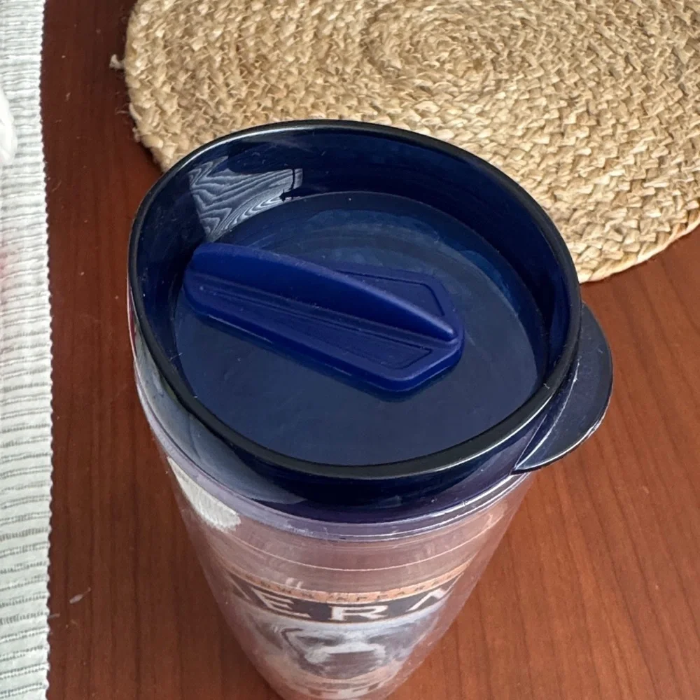 Southern Cotton 26oz Clear Tumbler with Navy Lid